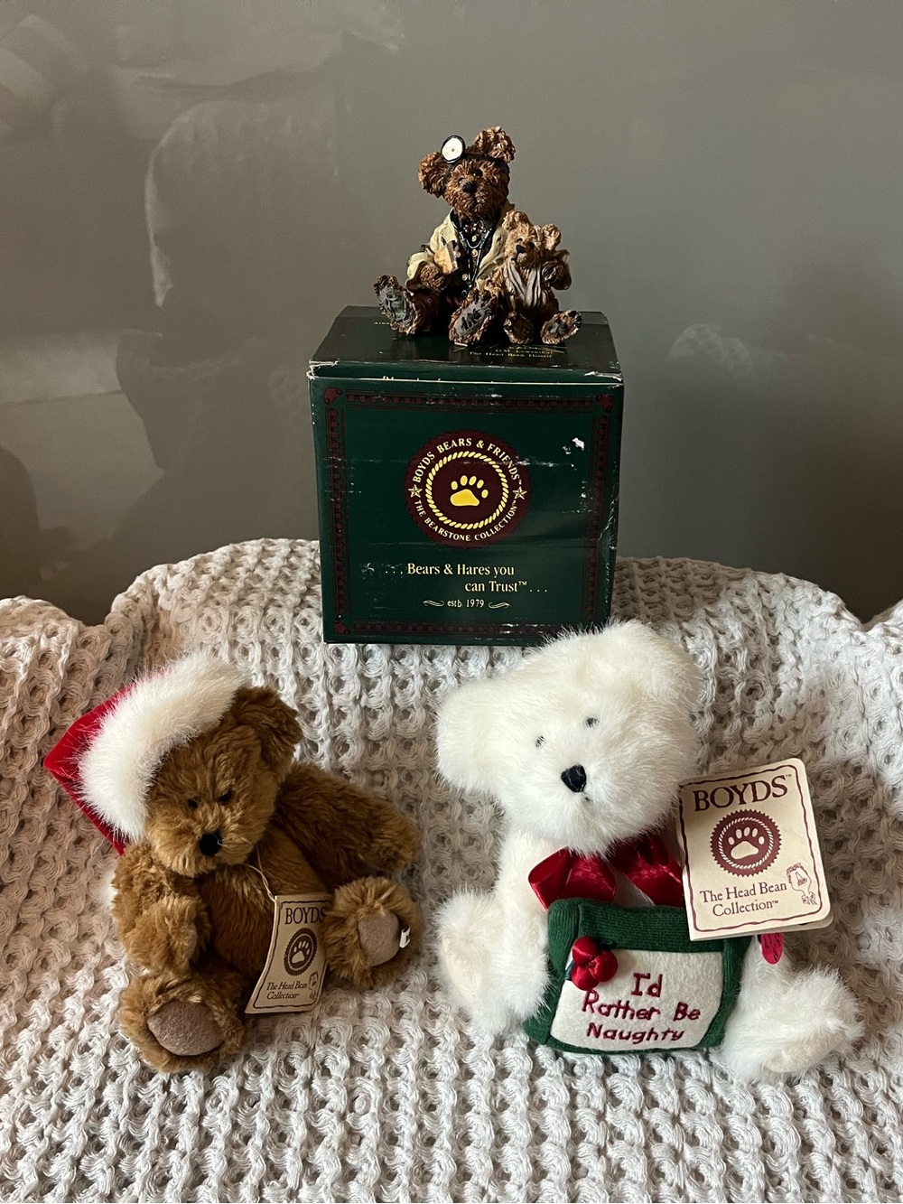 Boyd’s bears & friends Deputy & The Collector with Red Scarf and Tan Outfit 365